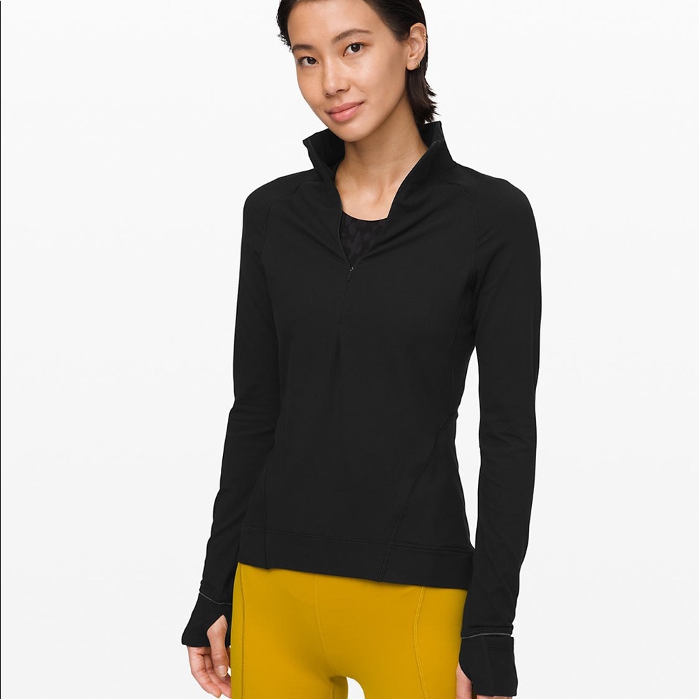 lululemon 1/2 zip long sleeve.